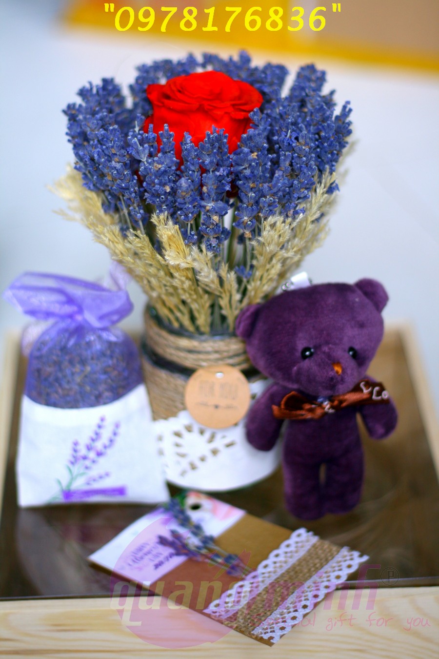 Hộp hoa lavender khô ONLY YOU